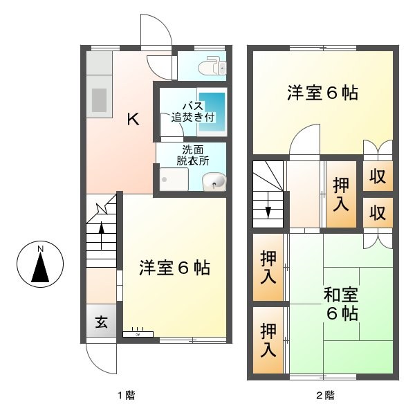 コーポ泉２号棟 間取り