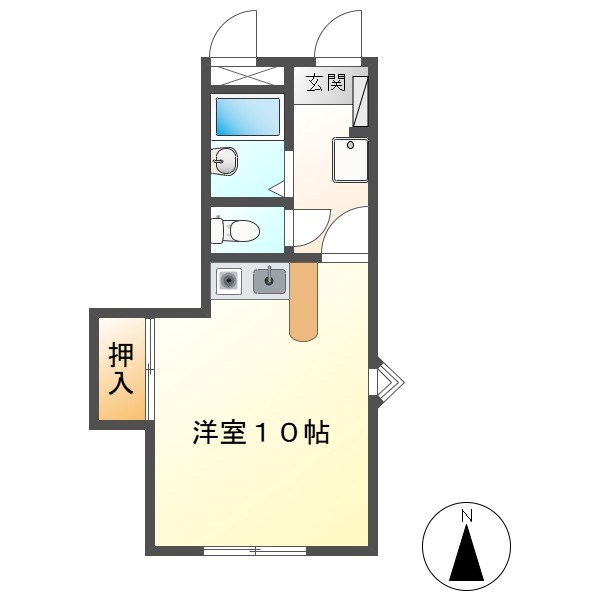 天神クレスト 間取り