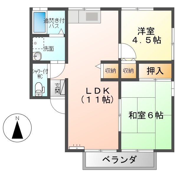 シティハイムピュアットＡ棟 間取り