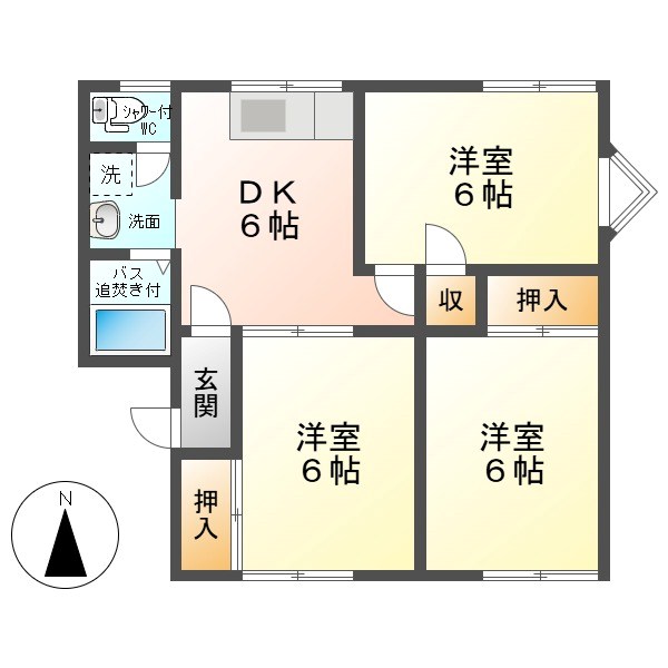 アトウレあすかＡ 間取り