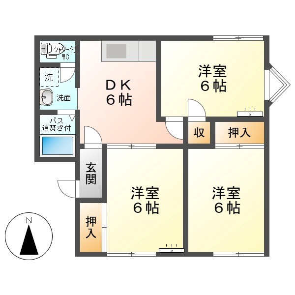 アトウレあすかＡ 間取り