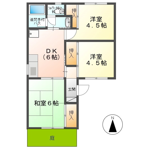 ベルメゾン丸山Ｂ棟 間取り