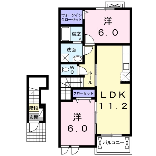 フォンテーヌ　Ⅴ 間取り