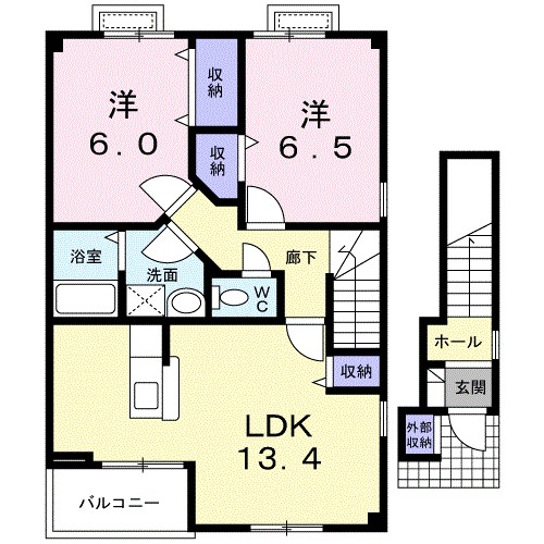 リュミエール　Ｂ 間取り