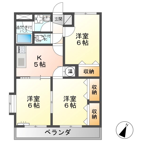 オーブ・ドゥ・光繁Ⅱ 間取り