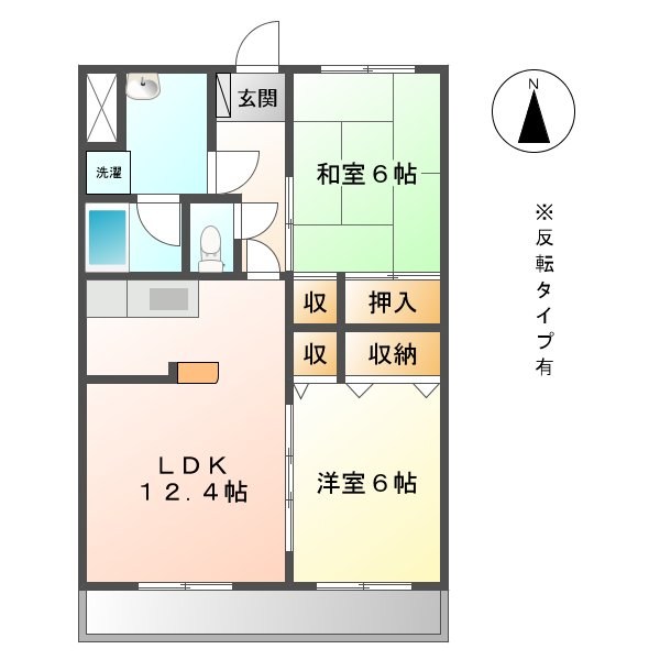 エクセリーナ咲 間取り