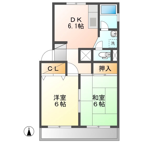 T'sタウン A棟 間取り
