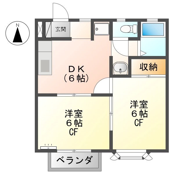 ミスズハイツ 間取り