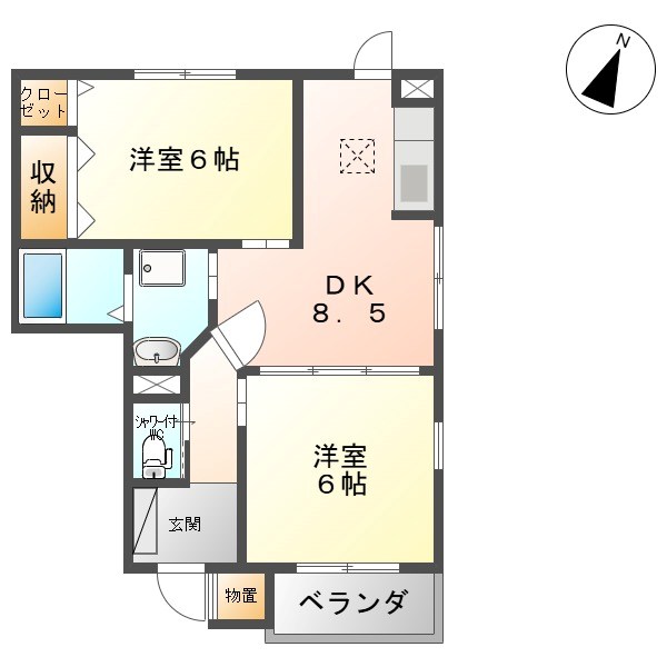 エテルノセルバＢ 間取り