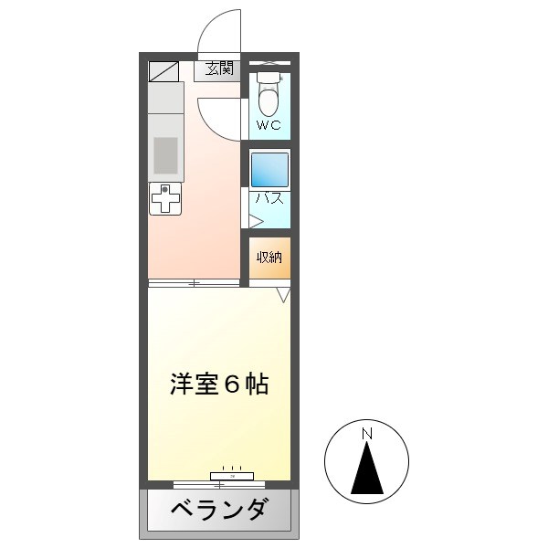 東信ハイツＥ 間取り