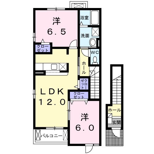 ル・レーブ　Ａ 間取り