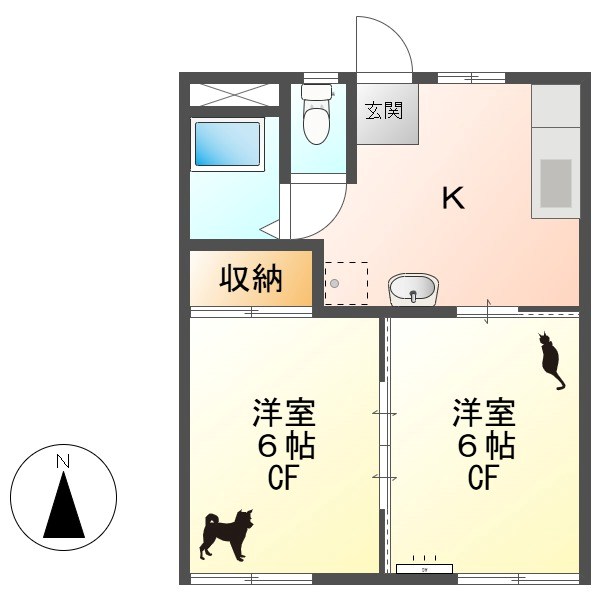 メゾンオークラ 間取り