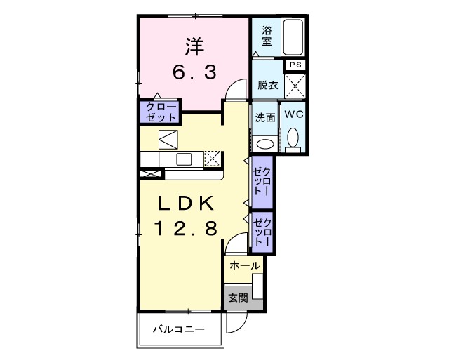 アルソーレ　Ａ 間取り
