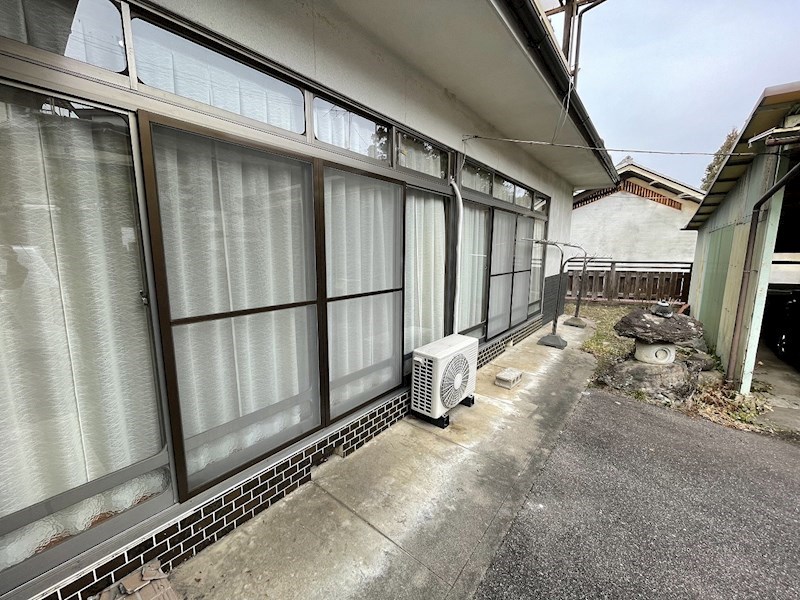 別所温泉貸家 庭
