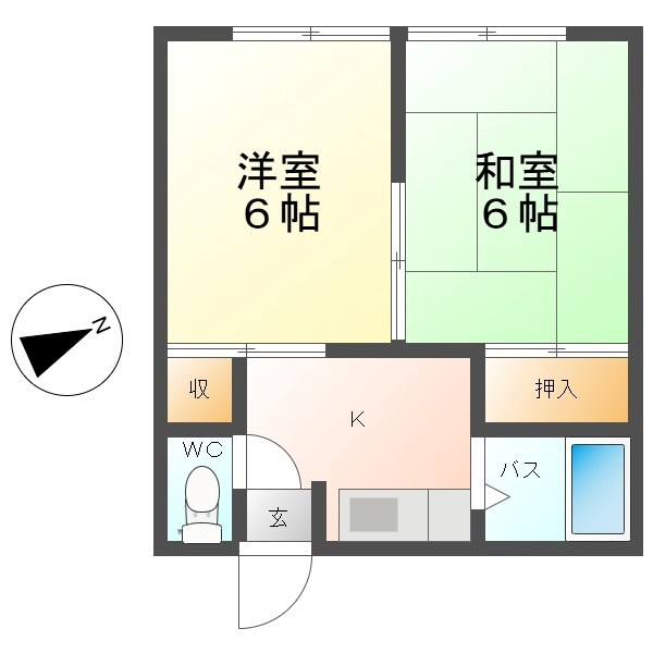 コーポラス長島 間取り