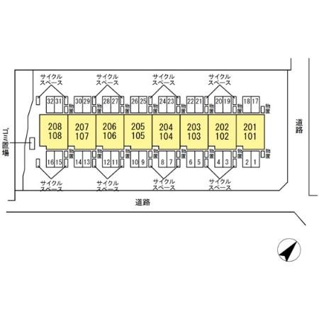 グランソラナ軽井沢 駐車場