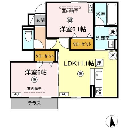 サンコーポラス御所 間取り