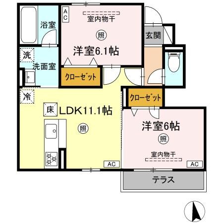 サンコーポラス御所 間取り