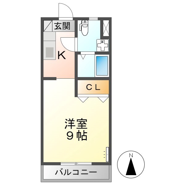 T'sタウン B棟 間取り