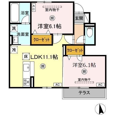 サンコーポラス御所 間取り