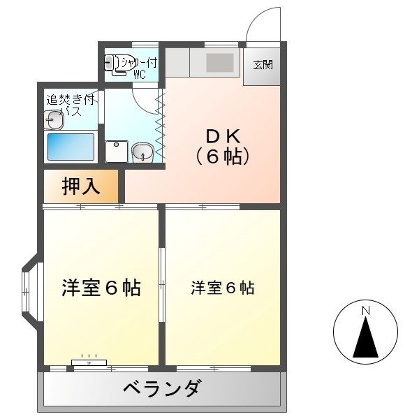 アップルハウスタケダ 間取り