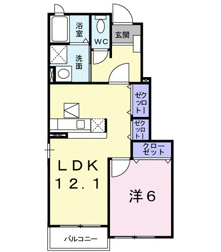 ポム　ドゥ　ファム 間取り