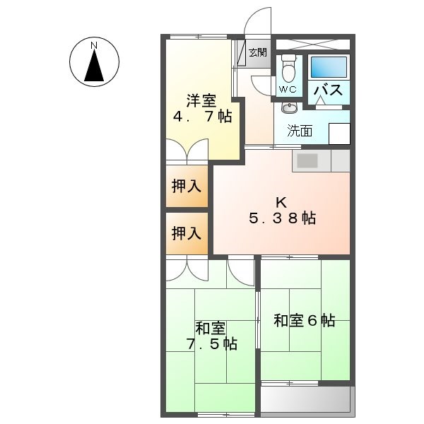 長野県上田市上野 間取り