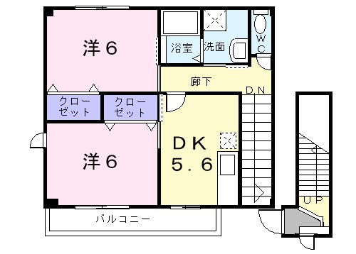クラール　Ｃ 間取り
