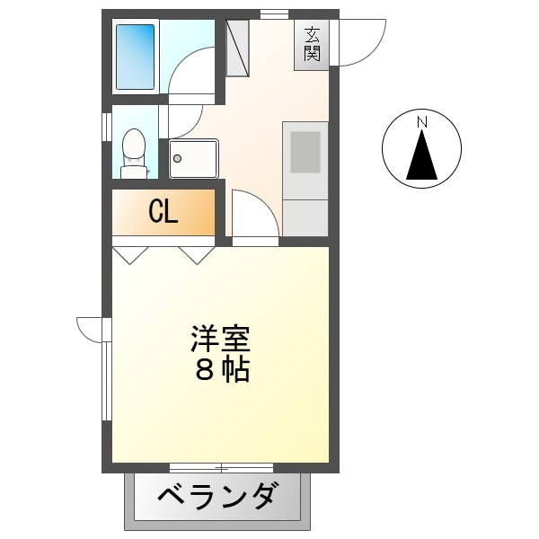 コーポ広・21 間取り
