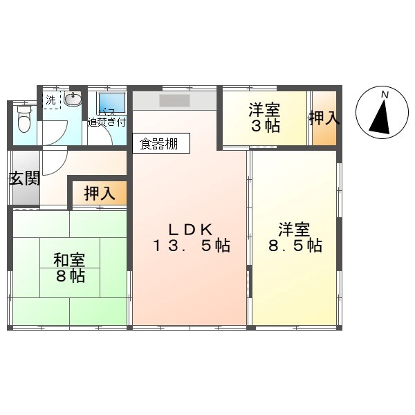 長野県小県郡青木村当郷 間取り