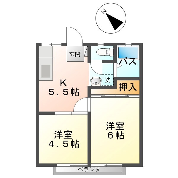 グラスコートR 間取り