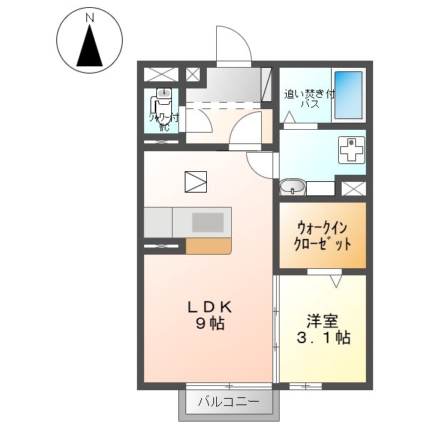 サンパティーク上田原Ｂ 間取り