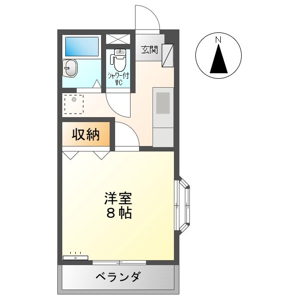 ハイツなかざわＢ 間取り