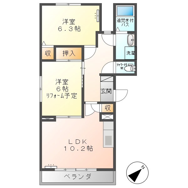 グレースハイツⅠ 間取り