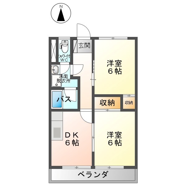 ハイツ太田Ｃ 間取り
