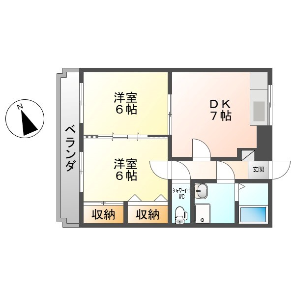 アシスト上田マンション 間取り