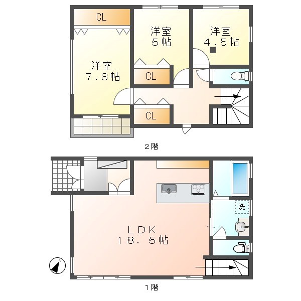 パラティッシミヨタ 間取り