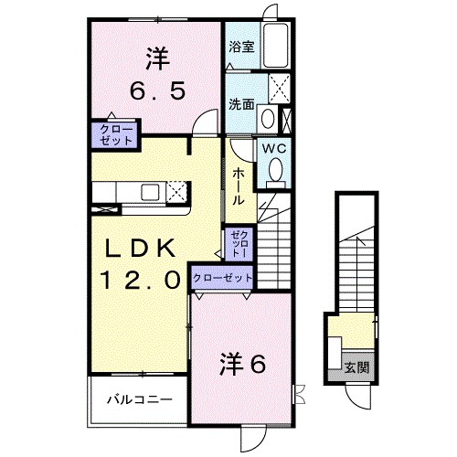 ヴィラパークヒル　Ａ 間取り