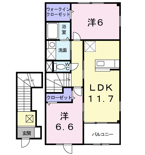 ラ　プロヴァンス 間取り