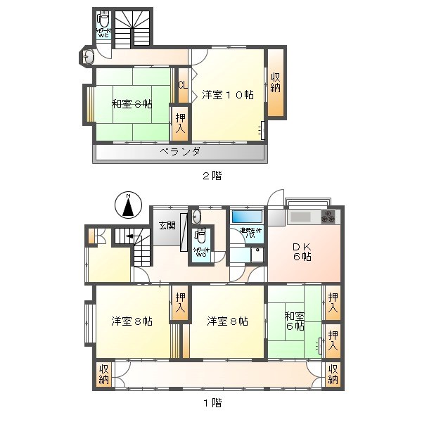 中野貸住宅 間取り