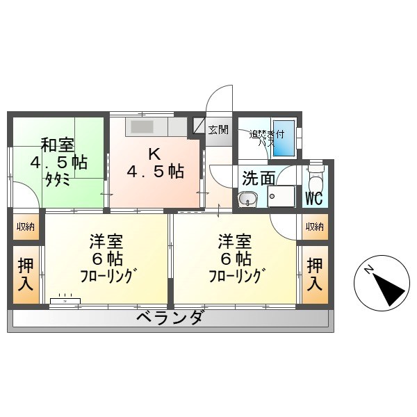 コーポ堀 間取り