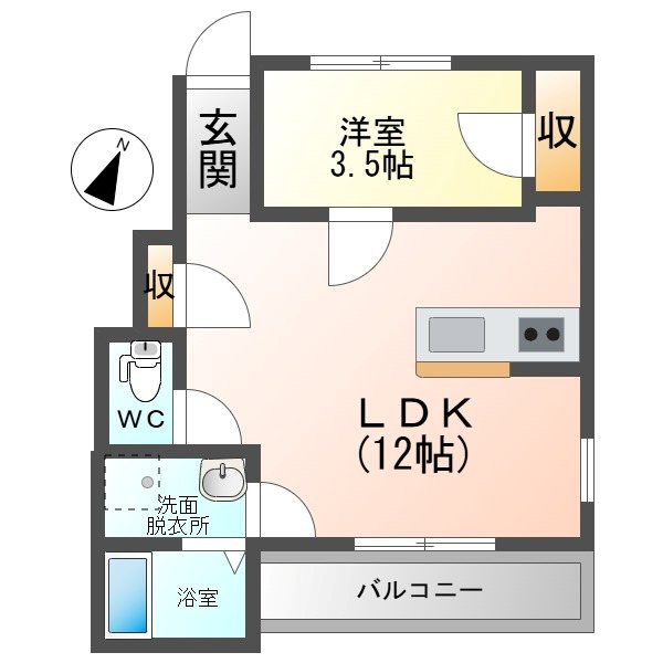 La tour net.quatre(ラトゥールネットカトル) 間取り