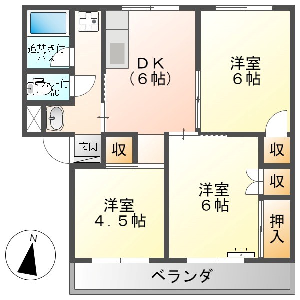 サンライズ南 間取り