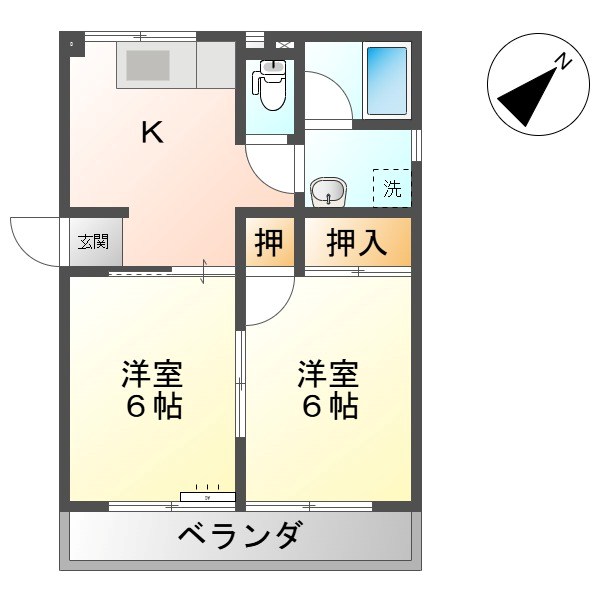 ＫⅡレジデンス 間取り