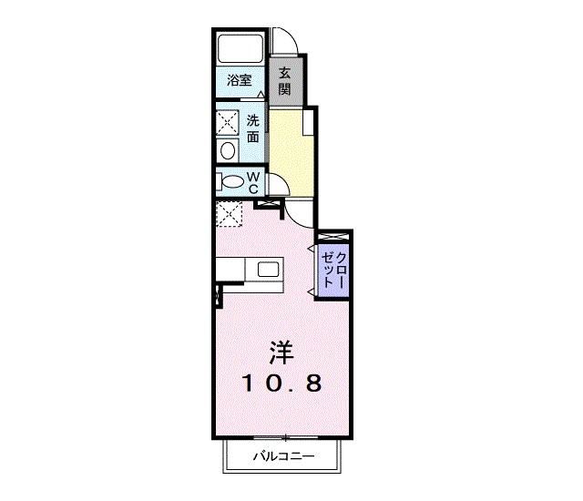 フォンテーヌ　Ⅱ 間取り