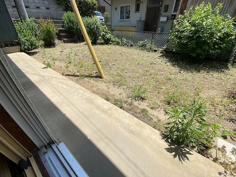 土屋貸住宅　南 ベランダ