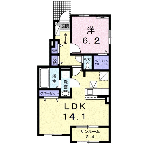 ハイカム　ヴィラズ 間取り