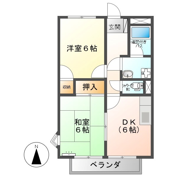 コーポショウカ 間取り