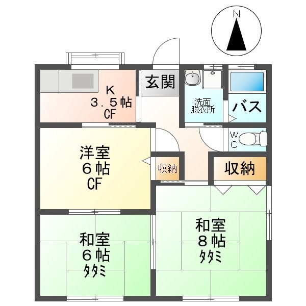 竹内コーポ 間取り