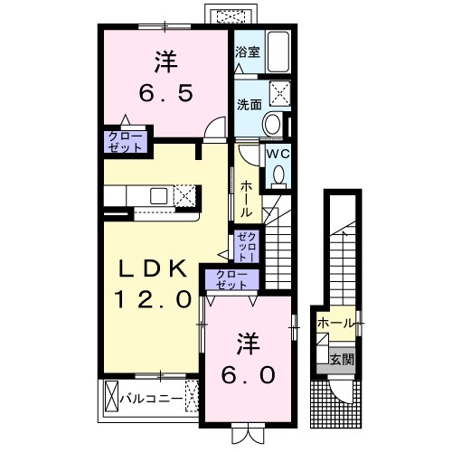 ル・レーブ　Ａ 間取り